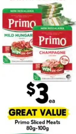 Drakes Primo Sliced Meats offer