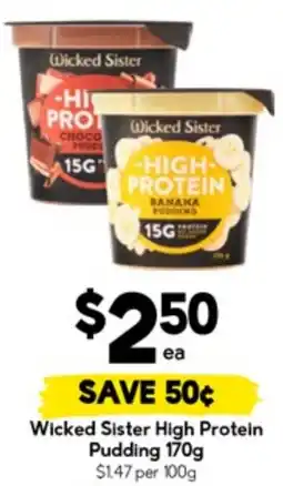 Drakes Wicked Sister High Protein Pudding offer