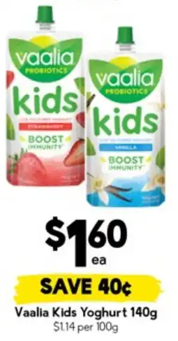 Drakes Vaalia Kids Yoghurt offer