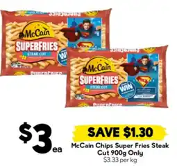 Drakes McCain Chips Super Fries Steak Cut offer