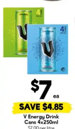 Drakes V Energy Drink Cans offer