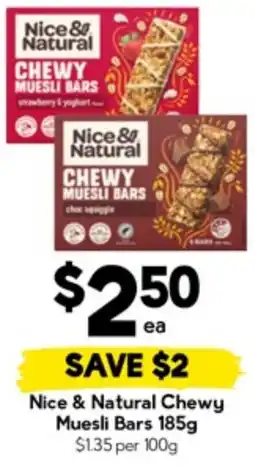 Drakes Nice & Natural Chewy Muesli Bars offer