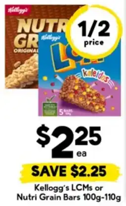 Drakes Kellogg's LCMs or Nutri Grain Bars offer