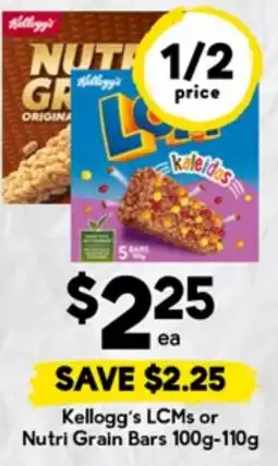 Drakes Kellogg's LCMs or Nutri Grain Bars offer
