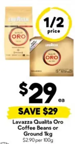 Drakes Lavazza Qualita Oro Coffee Beans or Ground offer