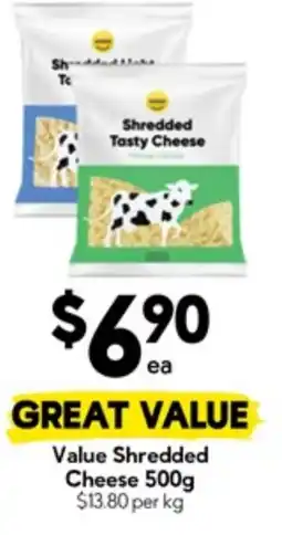 Drakes Value Shredded Cheese offer
