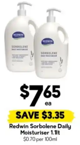 Drakes Redwin Sorbolene Daily Moisturiser offer