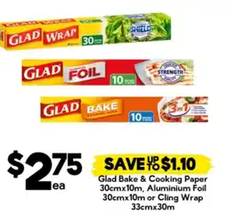 Drakes Glad Bake & Cooking Paper offer