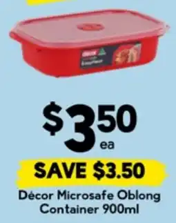 Drakes Décor Microsafe Oblong Container offer