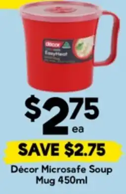 Drakes Décor Microsafe Soup Mug offer