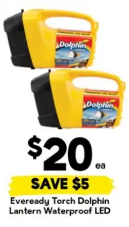 Drakes Eveready Torch Dolphin Lantern Waterproof LED offer