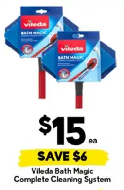 Drakes Vileda Bath Magic Complete Cleaning System offer