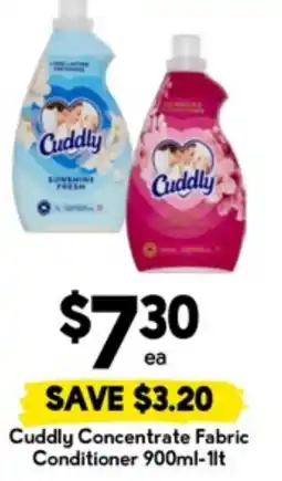 Drakes Cuddly Concentrate Fabric Conditioner offer