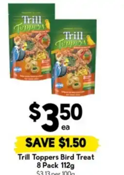 Drakes Trill Toppers Bird Treat offer