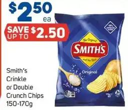 Foodland Smith's Crinkle or Double Crunch Chips offer