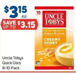 Foodland Uncle Tobys Quick Oats offer