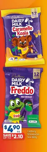 Foodland Cadbury Sharepacks offer