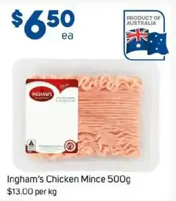 Foodland Ingham's Chicken Mince offer