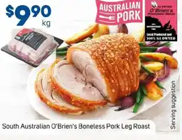 Foodland South Australian O'Brien's Boneless Pork Leg Roast offer
