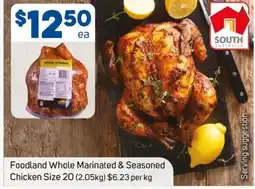 Foodland Foodland Whole Marinated & Seasoned Chicken offer