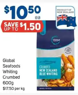 Foodland Global Seafoods Whiting Crumbed offer