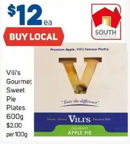 Foodland Vili's Gourmet Sweet Pie Plates offer