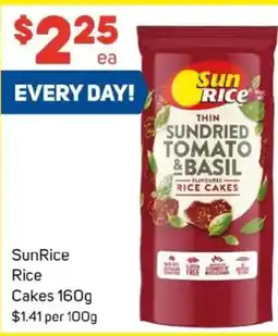Foodland Sun rice rice cakes offer