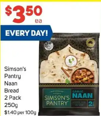 Foodland Simson's Pantry Naan Bread offer