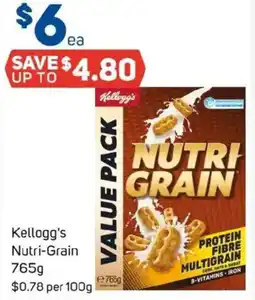 Foodland Kellogg's Nutri-Grain offer