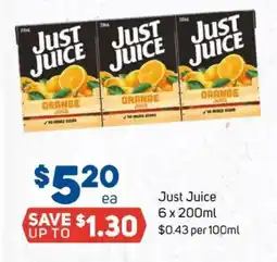 Foodland JUST JUICE offer
