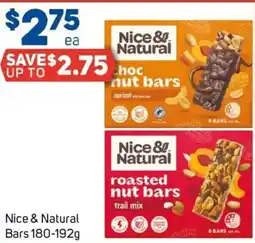 Foodland Nice & Natural bars offer