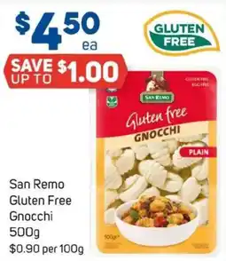 Foodland San remo gluten free gnocchi offer