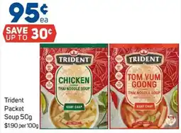 Foodland Trident Packet Soup offer
