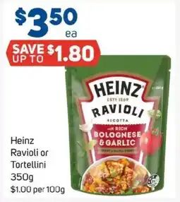 Foodland Heinz Ravioli or Tortellini offer