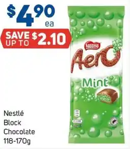 Foodland Nestlé Block Chocolate offer