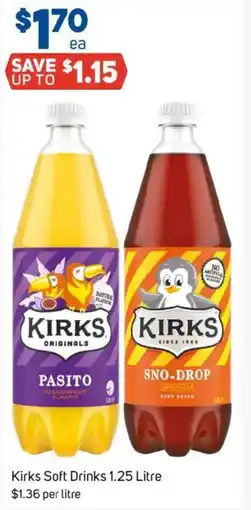 Foodland Kirks Soft Drinks offer