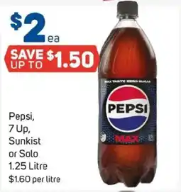 Foodland Pepsi, 7 Up, Sunkist or Solo offer