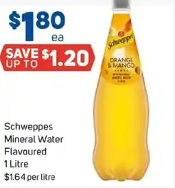 Foodland Schweppes Mineral Water Flavoured offer