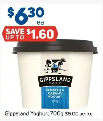 Foodland Gippsland Yoghurt offer