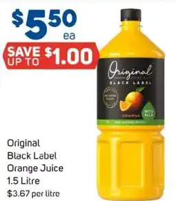 Foodland Original Black Label Orange Juice offer