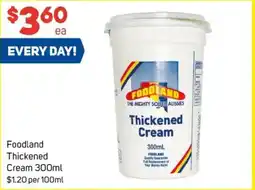Foodland Foodland thickened cream offer