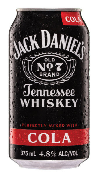The Bottle O Jack daniel’s whiskey & cola 4.8% premix cans 375ml 10 pack offer