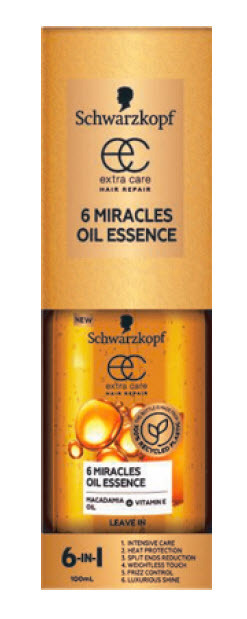 Chemist Warehouse Schwarzkopf extra care 6 miracles oil essence 100ml offer
