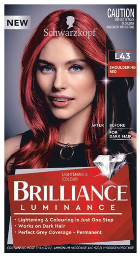 Chemist Warehouse Schwarzkopf brilliance l43 smouldering red new offer