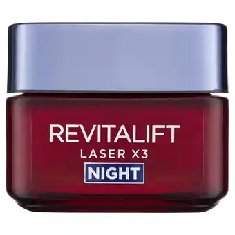 Chemist Warehouse L'oreal paris revitalift laser x3 night cream mask 50ml offer