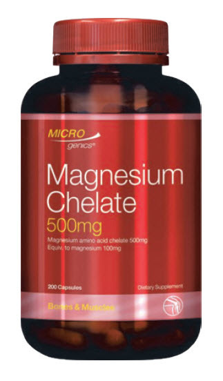 Chemist Warehouse Microgenics magnesium chelate 500mg 200 capsules offer