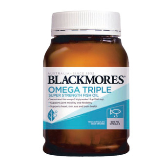 Chemist Warehouse Blackmores omega triple super strength fish oil 150 capsules offer