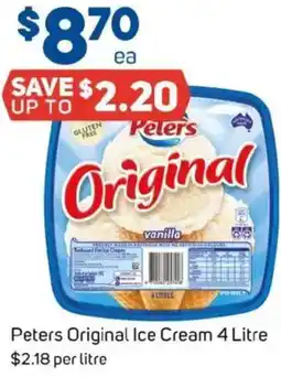 Foodland Peters Original Ice Cream offer
