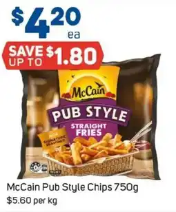 Foodland McCain Pub Style Chips offer