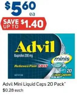 Foodland Advil Mini Liquid Caps offer